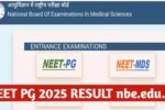NEET PG 2025 Result