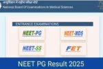 NEET PG Result 2025 Out