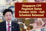 Singapore CPF Payment Dates October 2025