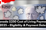 Canada $250 Cost of Living Payment 2025
